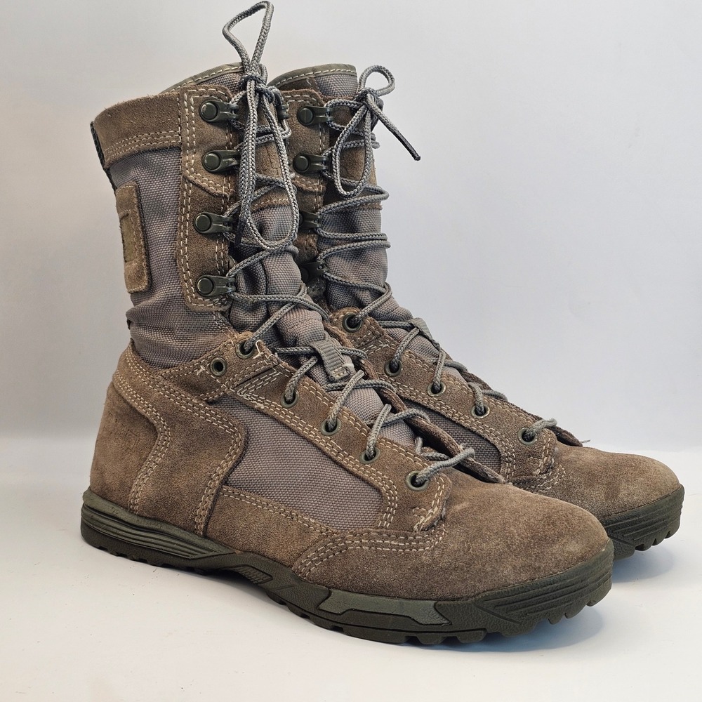 5.11 Tactical Recon Flyweight Side Zip Boots Sage Green 12318 Mens 7 US - Picture 3 of 16